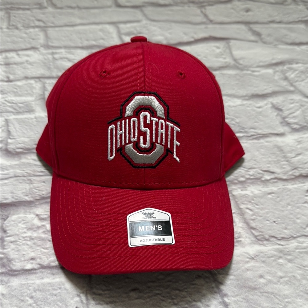 Ohio State embroidered Red Baseball Cap